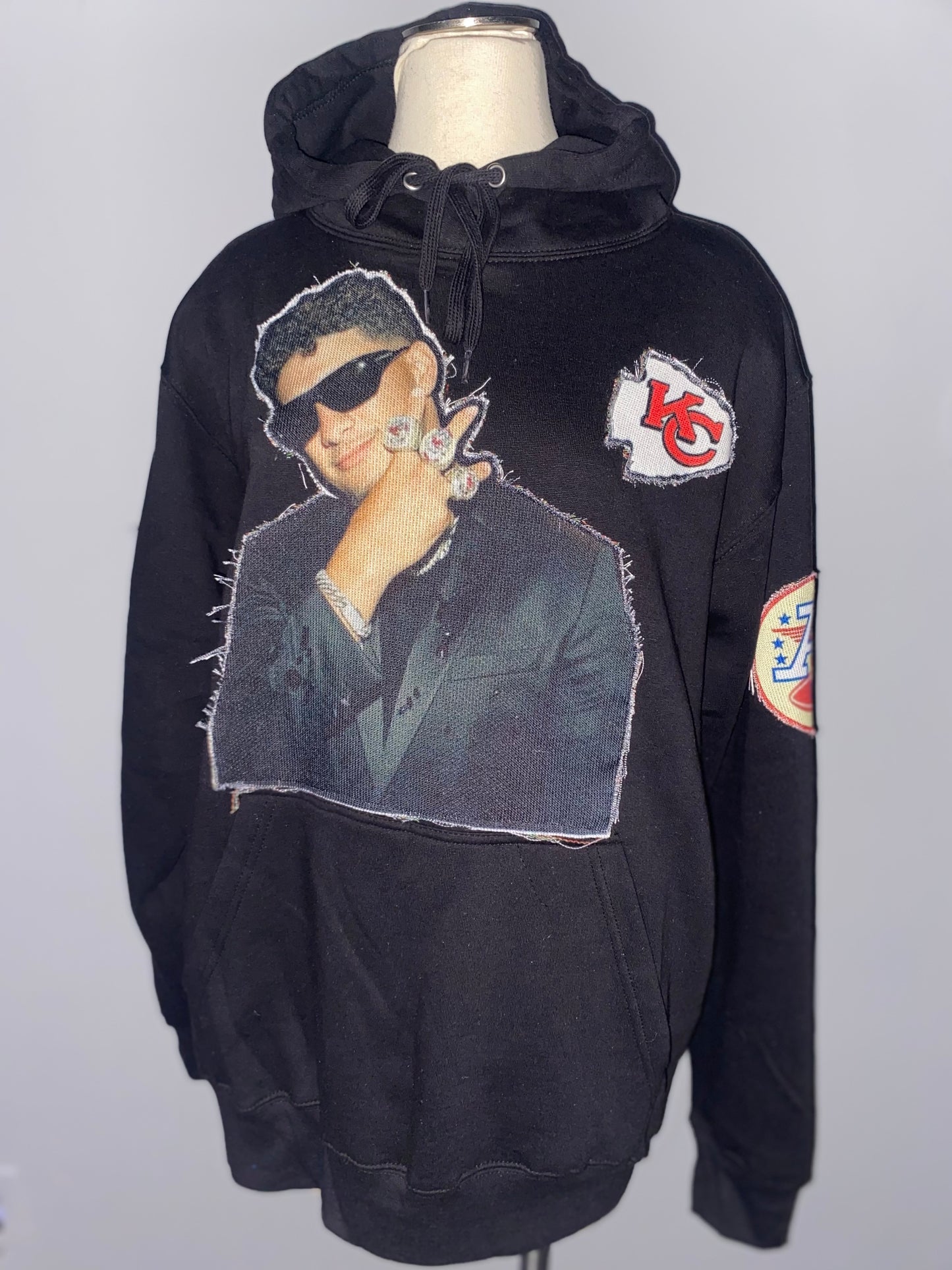 Black Patrick Mahomes hoodie