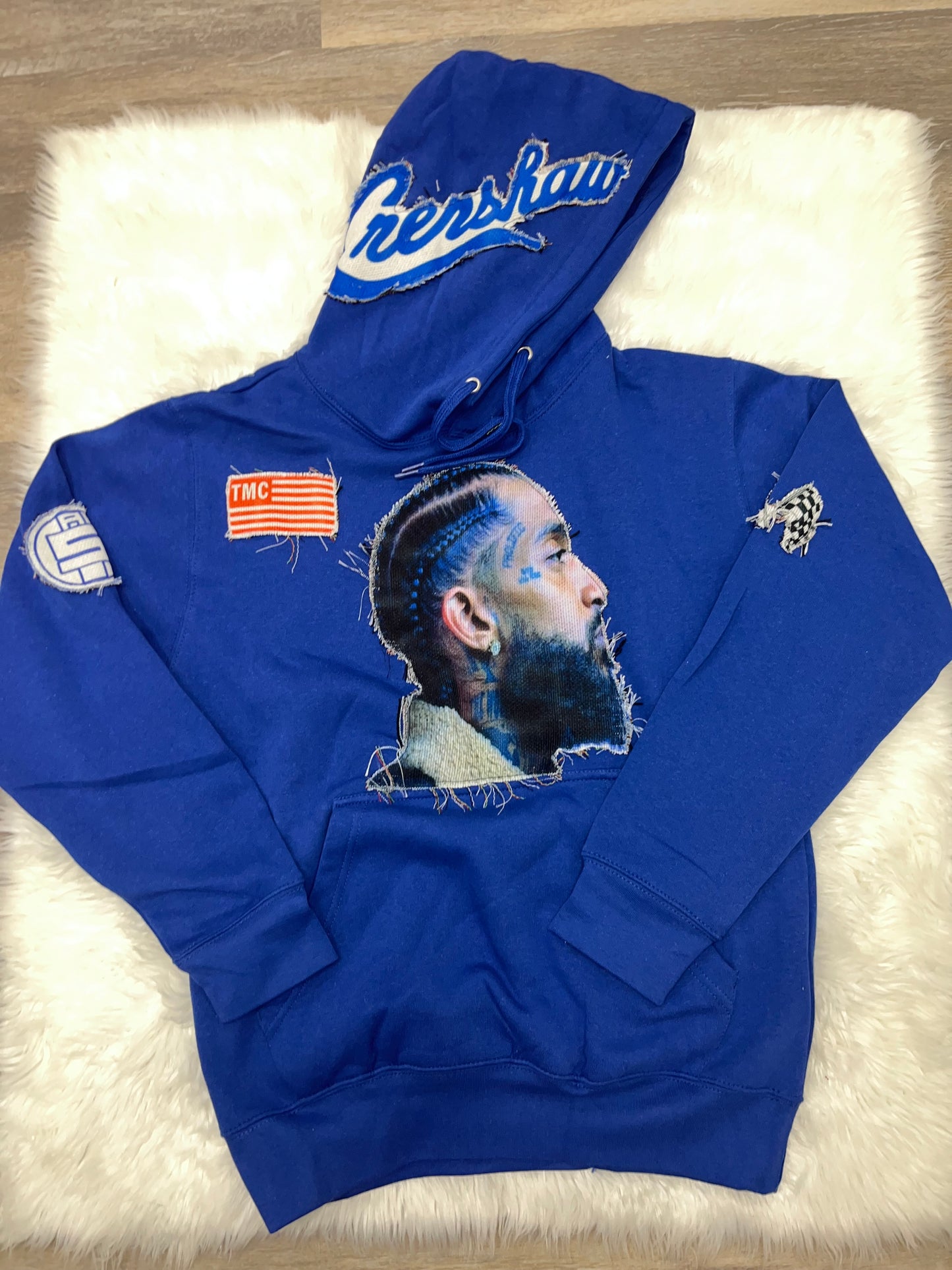 Custom Patchwork Hoodies