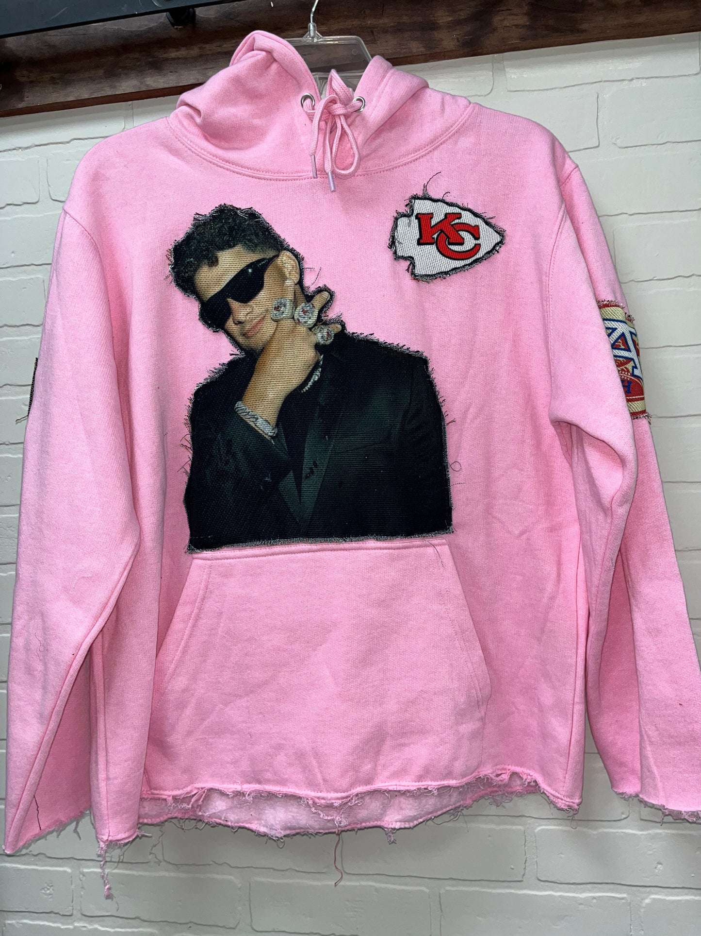 Pink Chiefs hoodie