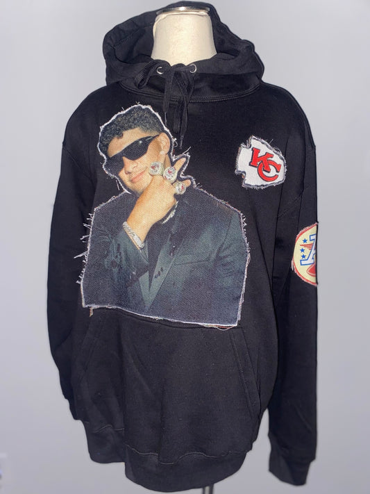 Black Patrick Mahomes hoodie
