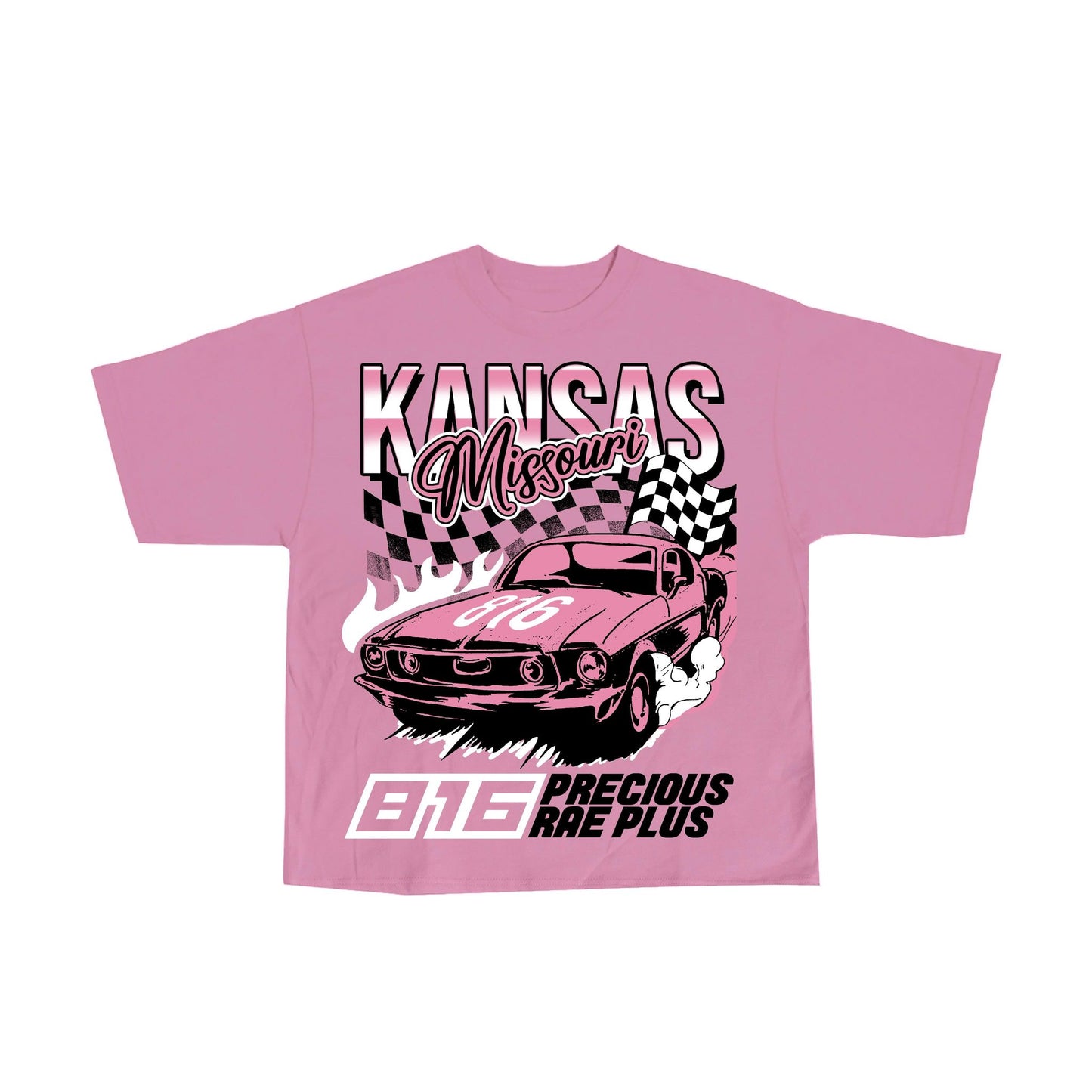 Pink 816 Tee