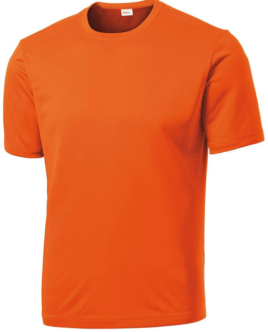 Orange football shirts