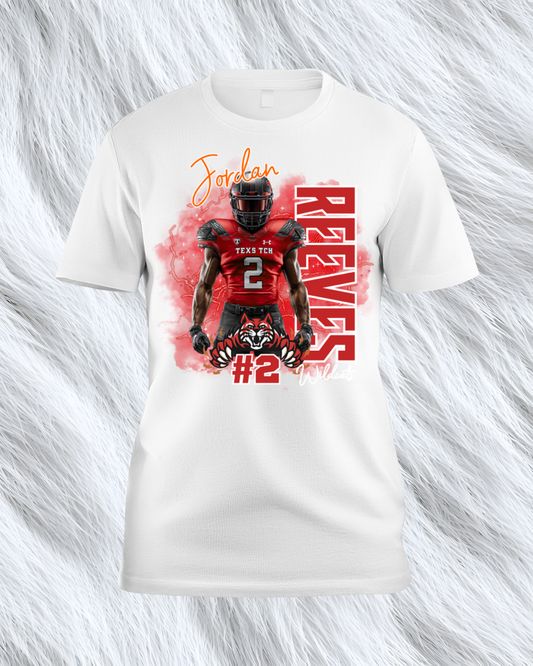 Custom Football Tee