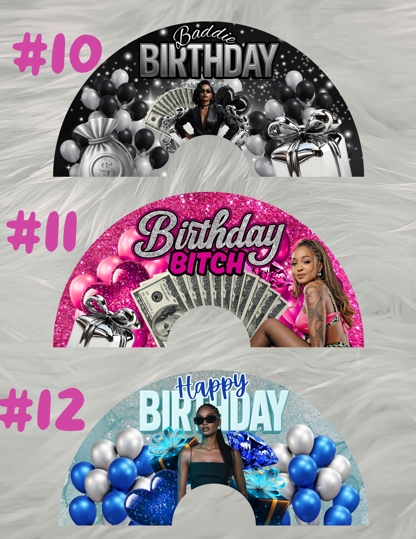 Birthday fan
