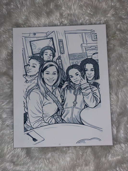 Black & White Canvas