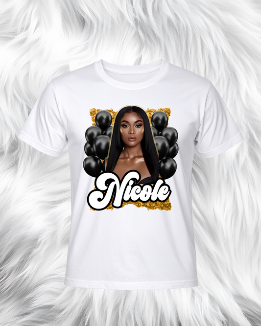 Ballon Birthday Girl Shirt