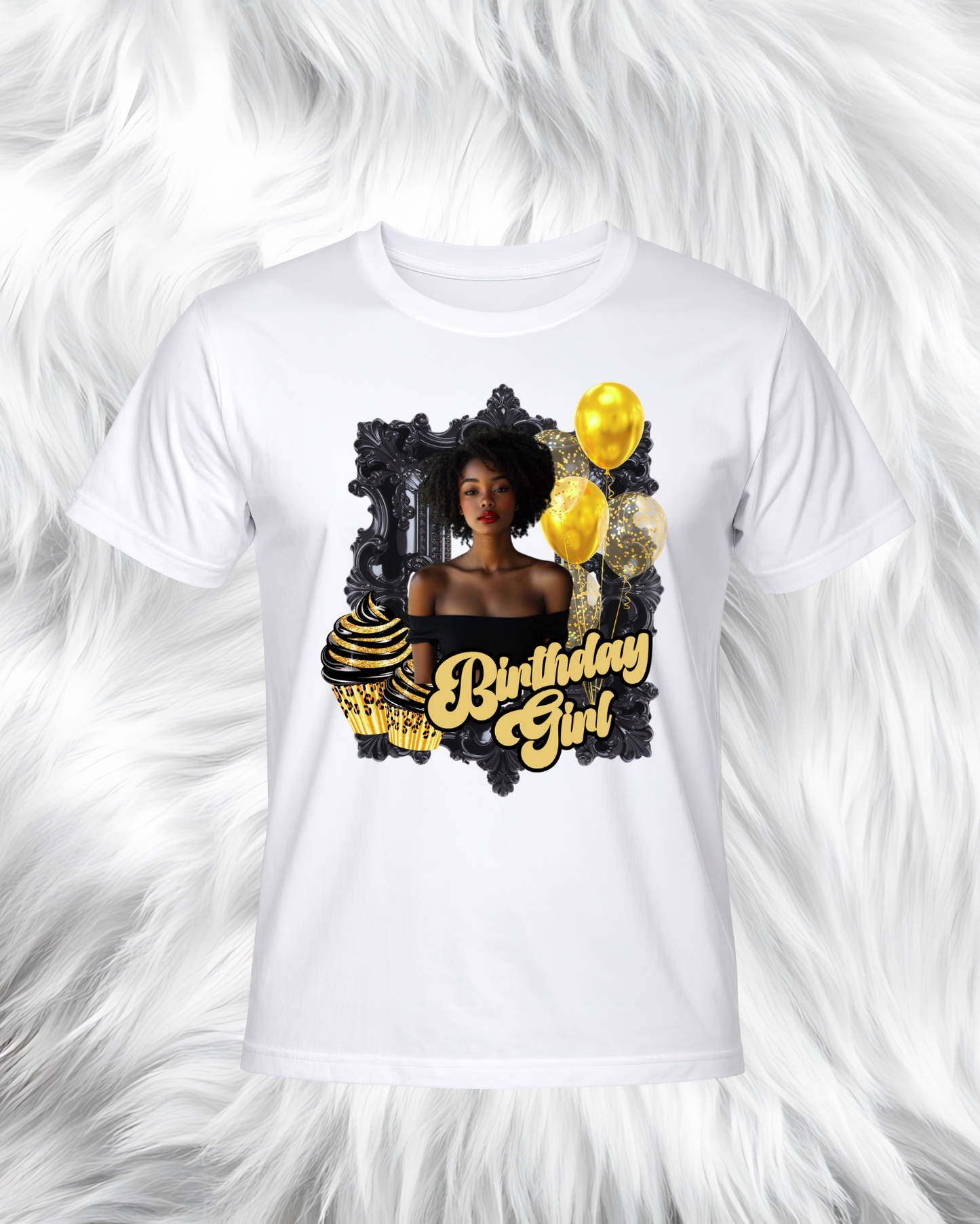 Black & Gold Birthday Girl