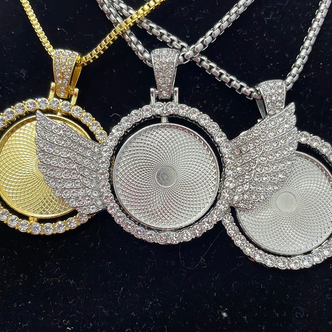 Custom Angel Wing Necklace